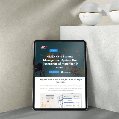 Cold Storage Management System Portfolio Image
